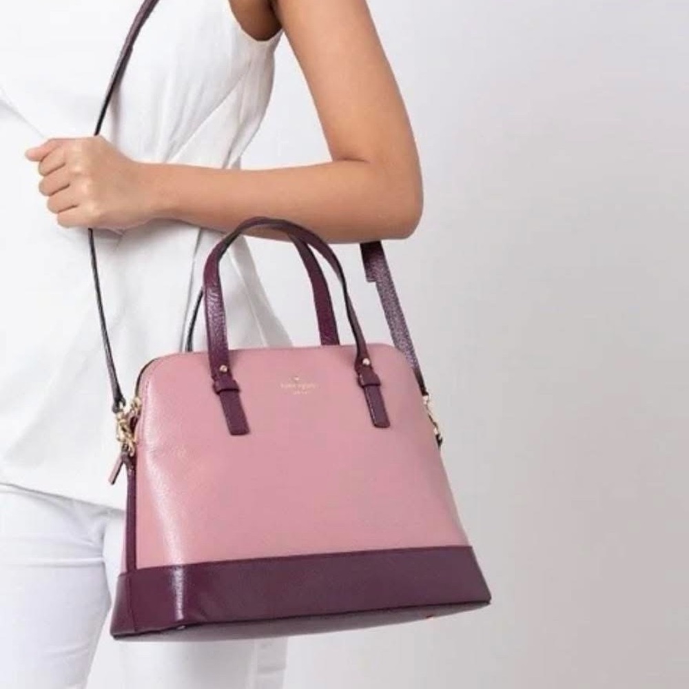 Kate Spade Grand Street Rachelle Color Block Leather Satchel